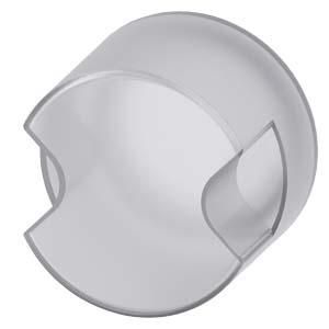 Siemens 3SU1900-0DD70-0AA0 Silicone protective cap for toggle short clear