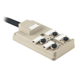 Weidmüller 9456200000 SAI-4-F 4P PUR 10m 4 slots M12 passive sensor-actuator distributor