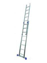 PROTEC.class 05105220 Ladders Aluminium extension ladder 2x18 Trav. PAST218