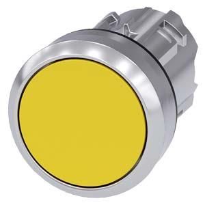 Siemens 3SU1050-0AB30-0AA0 push button 22mm round yellow