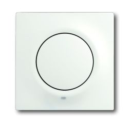 Busch-Jaeger 1789-774-101 Central plate, with operating button and glow lamp studio white matt