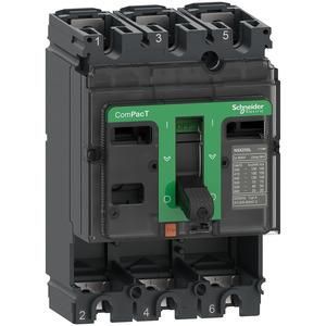 Schneider Electric C10S3 ComPacT NSX100S basic switch 3P 100A 10 molded case circuit breaker