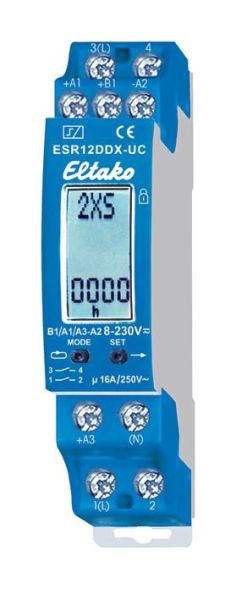 Eltako 21200302 impulse switching relay ESR12DDX-UC 1+1 make contact 2000W