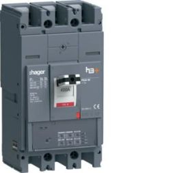 Hager HMW400JR h3+ P630 LSI 3P3D 400A 50kA circuit breaker