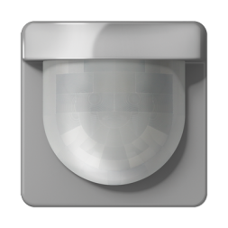 Jung CD17280GR LB-Management motion detector Standard 2, 20 m, IP44, CD series, grey