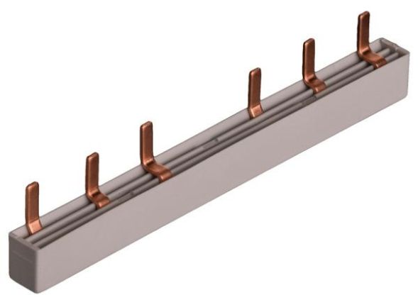 Pollmann 2227317 S-3L-FI4/3-120/10 ML 7TE 3-pole 10qmm phase busbar pin