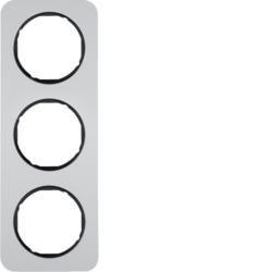 Berker 10132184 frame aluminum/black Berker R.1