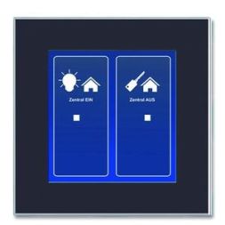 Issendorff 30194 LCN-GT2B black 2/10LEDs glass keypad