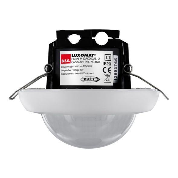 BEG 93460 DALI ceiling presence detector PD4N | Standard | matt white