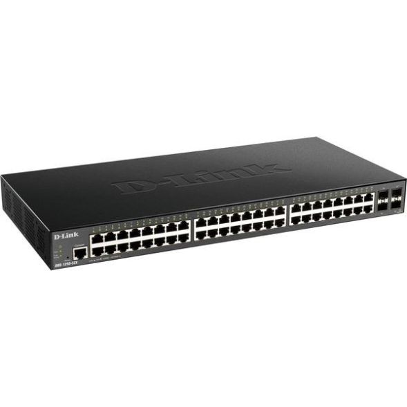 D-Link DGS-1250-52X/E 52-Port Smart Managed Gigabit Switch 4x Gigabit Stack Switch
