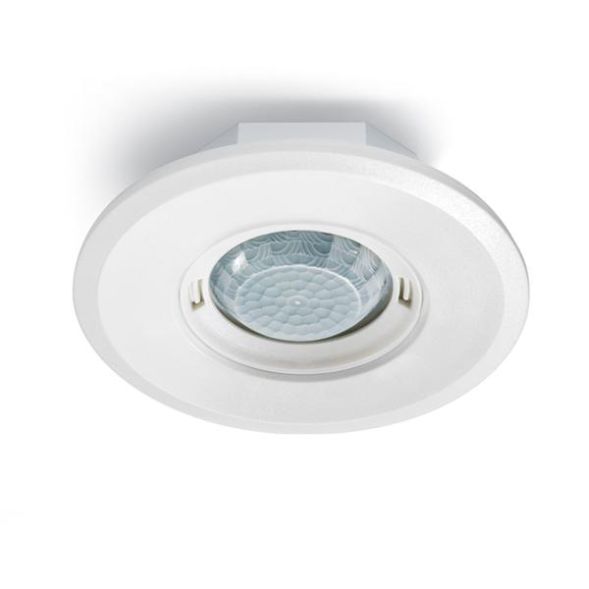 EsyLux EP10427930 presence detector PD-FLAT 360i/8 RW flush-mounted D:8m white