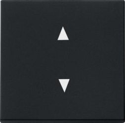 Gira 8616005 Arrow symbols System 55 Black with rocker
