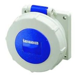 Mennekes 1810 panel socket TwinCONTACT 32A 3-pole 6h 230V IP67