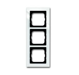 Busch-Jaeger 1723-284/11 cover frame Busch-axcent® flat, 3-way frame studio white