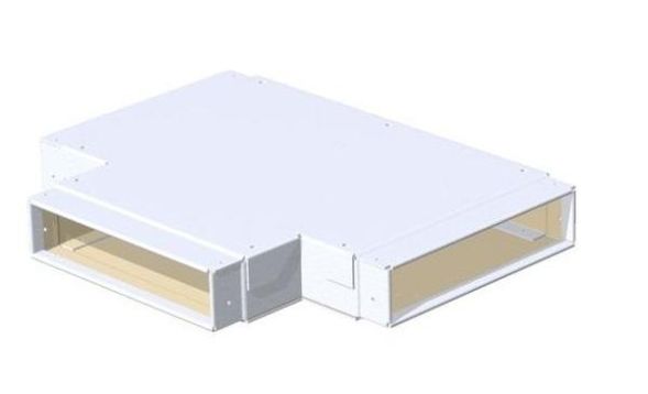 Wichmann IFTS080050w Instafix BKI 50x80x50mm pure white T-piece