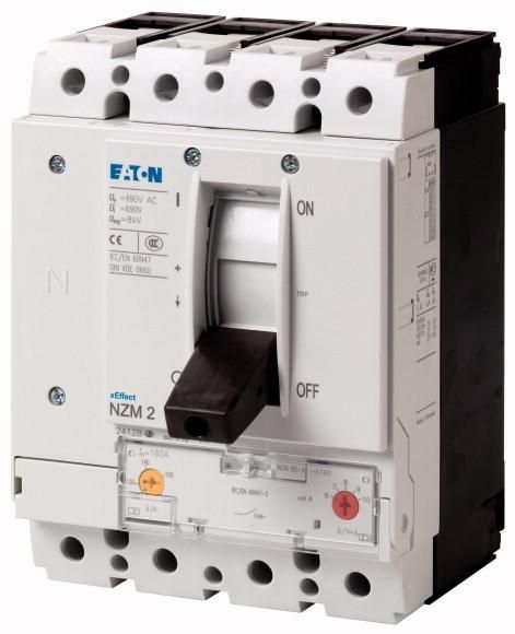 Eaton NZMH2-4-AF110-BT-NA circuit breaker, 4p, 110A, box terminals, 153397