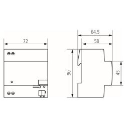 THEBEN PS 320 mA T KNX bus power supply | 320 mA