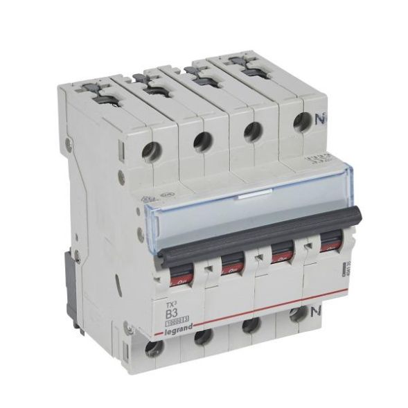 Legrand 404135 Circuit breaker TX3 B3A 3P+N 10KA 4M
