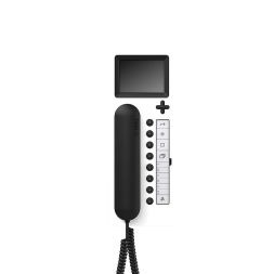 Siedle AHTV 870-0 WH/S Access house telephone video in high-gloss white/black