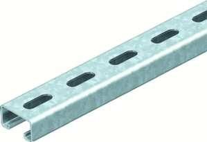 OBO Bettermann MS4121P0800FS 22mm 800x41x profile rail, 1122957
