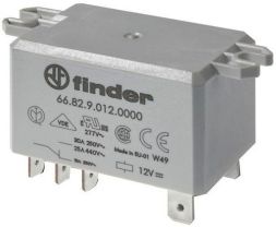 Finder 66.82.9.012.0000 power relay flat plug connection