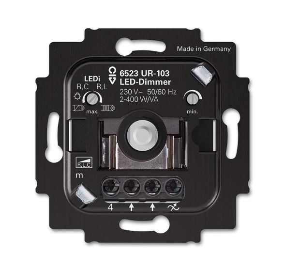 Busch-Jaeger 6523 UR-103 Busch rotary dimmer, flush-mounted, LED, 2-400 W