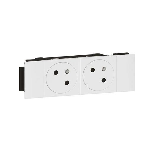 Legrand 077102L MSC Link 2x F/B DLPClip ultra white socket