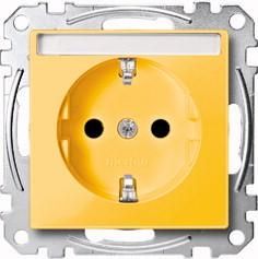 MERTEN MEG2302-0307 SCHUKO socket yellow System M