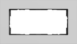 Gira 1002405 2f oM Esprit Alu gr m cover frame