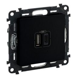 Legrand 756306 Valena Life 2xUSB Type A+C 2-mod.3A sw socket