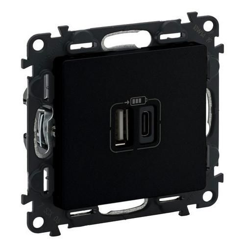 Legrand 756306 Valena Life 2xUSB Type A+C 2-mod.3A sw socket