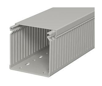 OBO Bettermann LK4 80080 80x80 stone grey wiring duct, 6178056