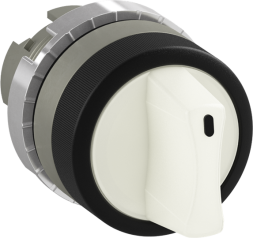 ABB Stotz-Kontakt 1SFA184607R9105 P9MSLZ0B 3-pos. white illuminated selector switch control element