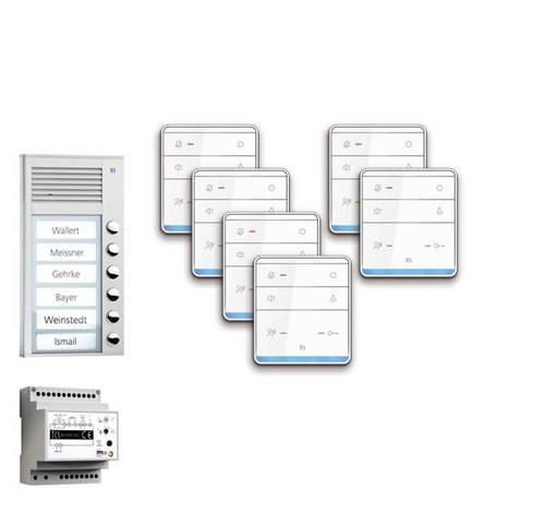 TCS PPAF06-EN/01 AP hands-free 6-user audio intercom set