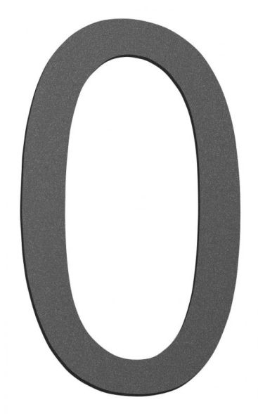 CMD 0 anthracite small house number
