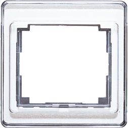 Jung SL584WW frame 4-way, vertical mounting, acrylic glass, SL 500, alpine white