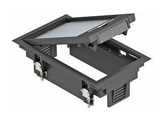 OBO Bettermann GES2U (30700F6) graphite black device insert, 7405120