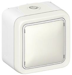 Legrand 069756 rocker switch Plexo IP55 69756 cross FR AP white, (grey)