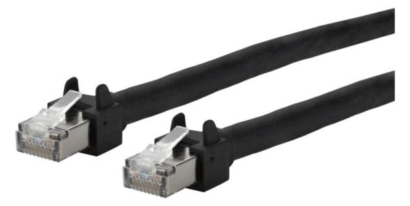 METZ CONNECT 13084F0500-E 6kV Flex500 Outdoor 0.5m black patch cable