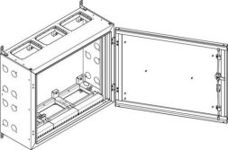 ABN protective insulated IP55 840x690x340mm wall housing (NT34P)