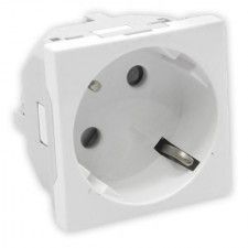 EFAPEL SAF EARTH SOCKET (SCHUKO TYPE) - 2 MOD WHITE