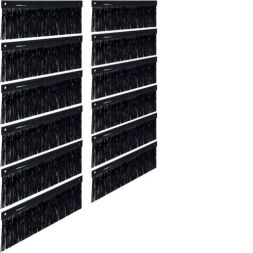 Hager FZ876WE floor plate with brush 1600x400