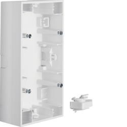 Berker 10527009 Surface-mounted housing 2-way polar white, glossy Berker K.1