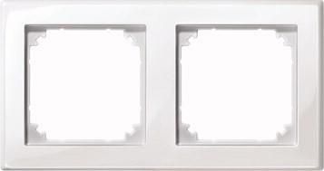 MERTEN 478219 Frame 2-way polar white glossy M-SMART
