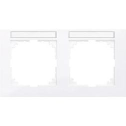 MERTEN MEG4021-3625 frame 2-way M-Pure active white