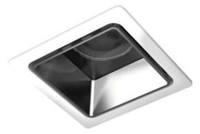 Siteco 51DE11B74FG22 LunMcSq eng 3240lm 840 0/1 3p silver LED recessed ceiling spotlight