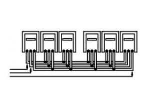ABB Striebel &amp;amp; John ZH311 busbar system for module MBT336, 2CPX060450R9999