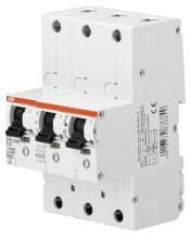 ABB Stotz-Kontakt S751/3DR-K63, S751/3DR-K 63 sel. main circuit breaker SHU K-Char.,25kA,63A,3x1P, 2CDH781001R2607