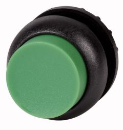 Eaton M22S-DH-G push button, raised, green, momentary, 216645