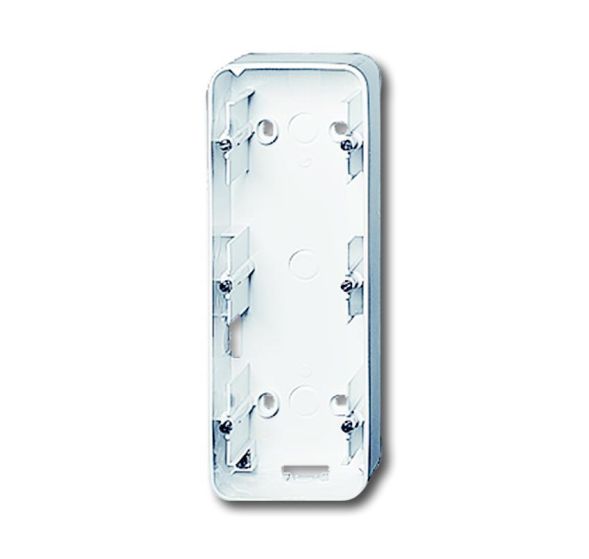Busch-Jaeger 1703-24G surface-mounted housing, 3-way housing studio white high gloss